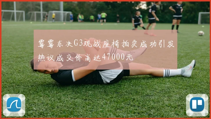 霉霉东决G3观战座椅拍卖成功引发热议成交价高达47000元